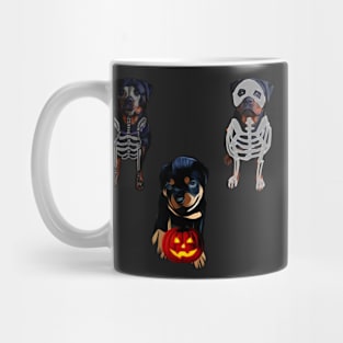 Rottweiler Halloween sticker pack Mug